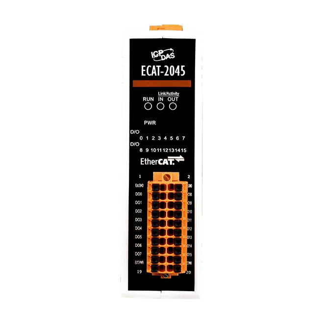 ECAT-2045 EtherCAT SubDevice I/O Module, Isolated 16-ch DO (Sink, NPN)