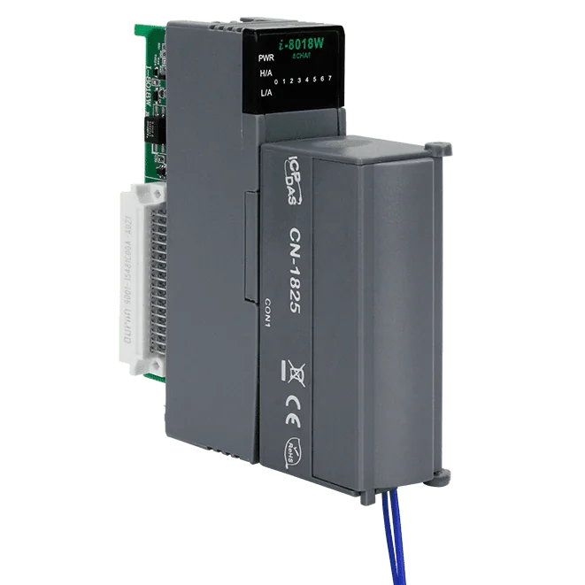 I-8018W-G/S1 8-Channel High Speed Thermocouple Input Module, Includes CN-1825 Daughter Board
