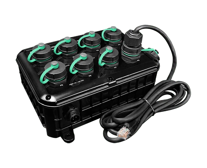 NS-208-IP67 Unmanaged IP67 Ethernet Switch, 8-Port 10/100Base-TX