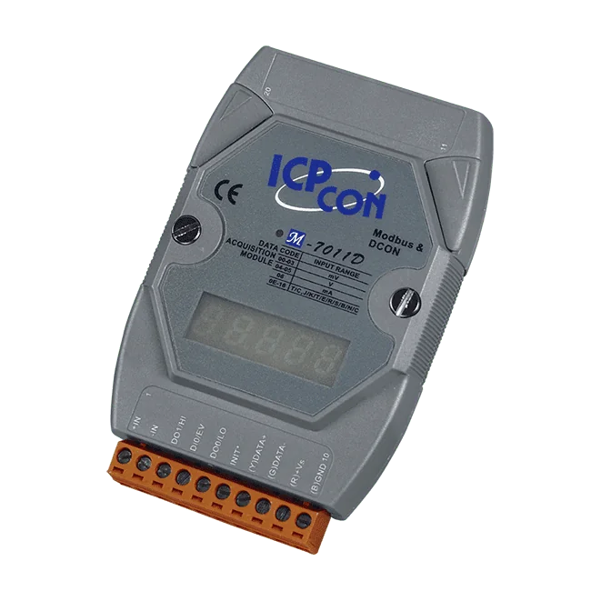 M-7011D-G Thermocouple Input Module, 1-ch Analog Input with LED Display