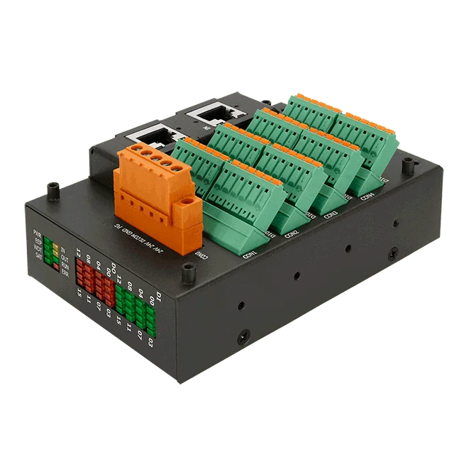 EC2-P16C16 EtherCAT Slave I/O Module, 16 DI and 16 DO Channels