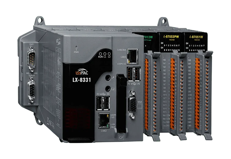 LX-8331 3-Slot Linux PAC with x86 Dual-Core CPU