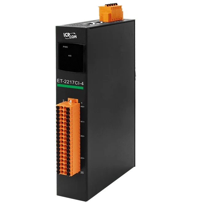 ET-2217CI-4 Ethernet I/O Module, 4-ch AI with Channel Isolation