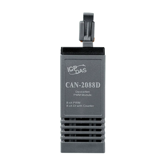CAN-2088D DeviceNet Slave Module, 8-ch PWM Output, 8-ch High Speed Counter