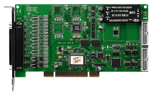 PISO-DA4U Universal PCI Isolated Analogue Output Board, 4-ch 14-bit