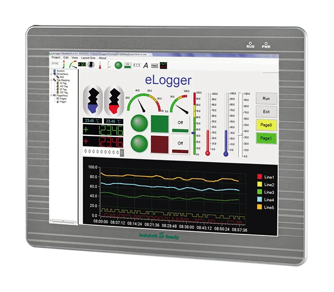 IWS-6201-CE7 15-inch InduSoft ViewPAC Touch PAC, WinCE 7.0, 300 Tags