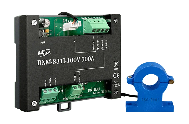DNM-831I-100V-500A Voltage Attenuator and Current Transformer Module