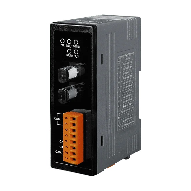 I-2533 CAN to Multi-mode Fiber Bridge, 2 km ST Connector