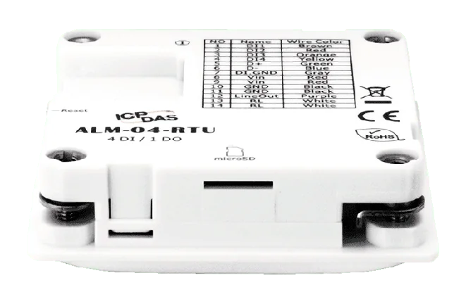 ALM-04-MRTU MP3 Alert Module, RS-485 Modbus RTU, 4-ch DI, 1-ch Relay