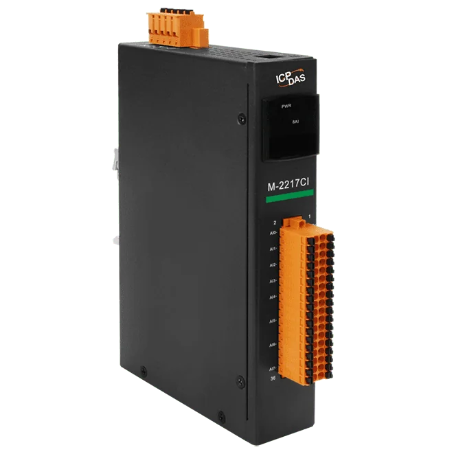 M-2217CI 8-ch Differential Analog Input Module, 3000 VDC Isolation