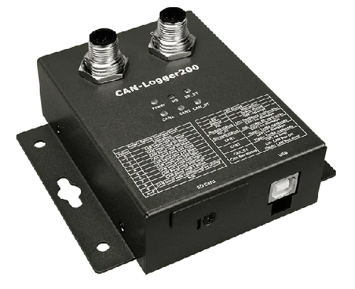 CAN-Logger200 2-Port CAN Bus Data Logger with SD/SDHC Storage