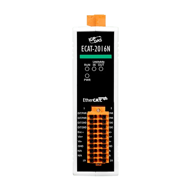 ECAT-2016N EtherCAT SubDevice I/O Module, 1-ch 16-bit Strain Gauge Input