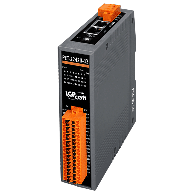 PET-2242U-32 PoE I/O Module, 32-ch Digital Output (Sink/Source)