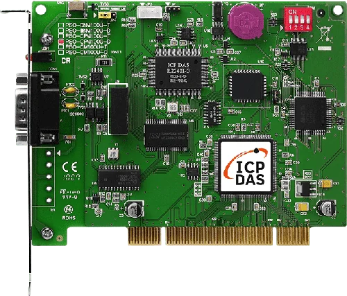 PISO-CPM100U-D Intelligent CANopen Master PCI Board, 1-Port, Universal PCI