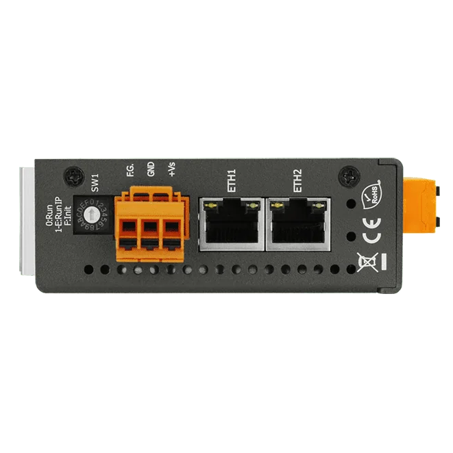 ET-2217 Ethernet I/O Module with 2-Port Switch, 8/16-ch Analog Input