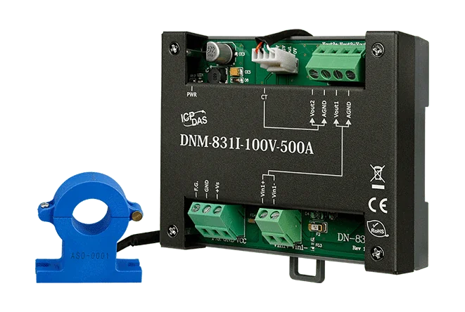 DNM-831I-100V-500A Voltage Attenuator and Current Transformer Module