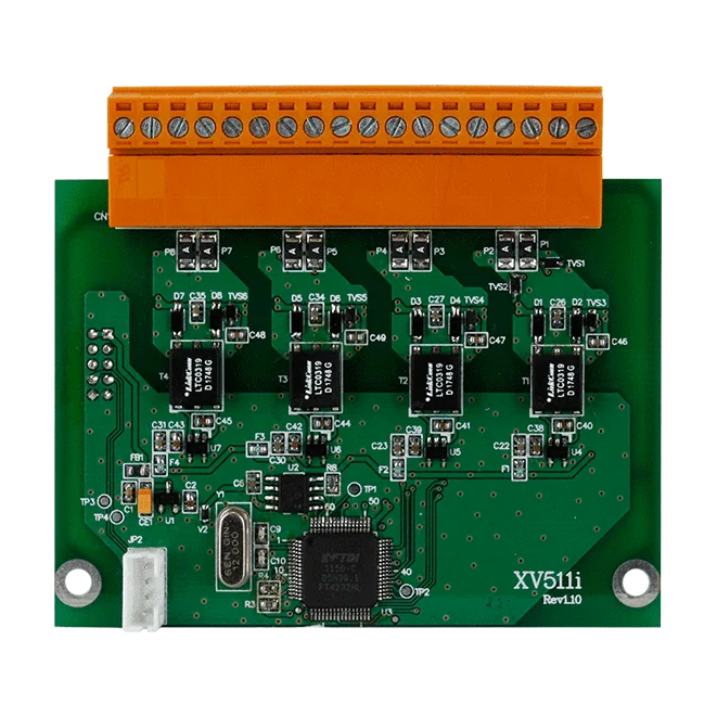 XV511i 4-Channel Isolated RS-485 Expansion Board, up to 921600 bps
