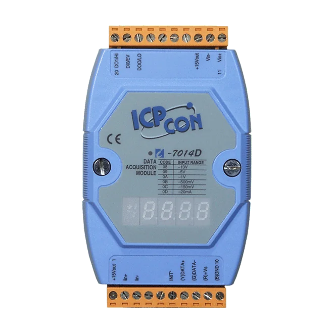 I-7014D 1-ch Transmitter Input Module with LED Display, DCON Protocol