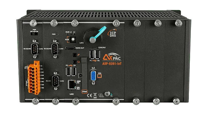 AXP-9391-IoT Windows 10 IoT PAC, 3-Slot, Intel Atom E3950