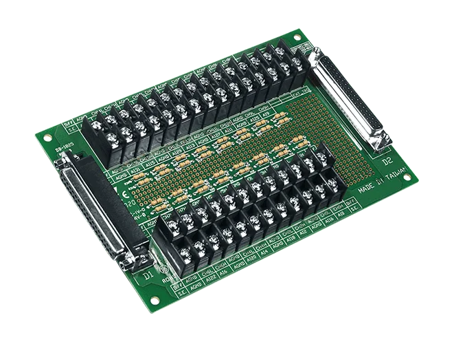 DB-1825/DIN DB37 Screw Terminal Board, DIN-rail, for PCI-1202U/1602U/1802U