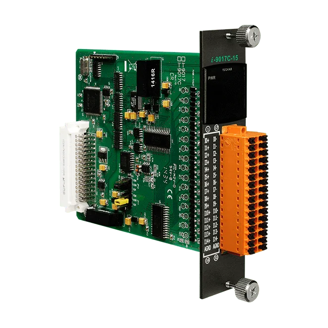 I-9017C-15 Current Input Module, 15-ch Differential, 14-bit 90 KS/s