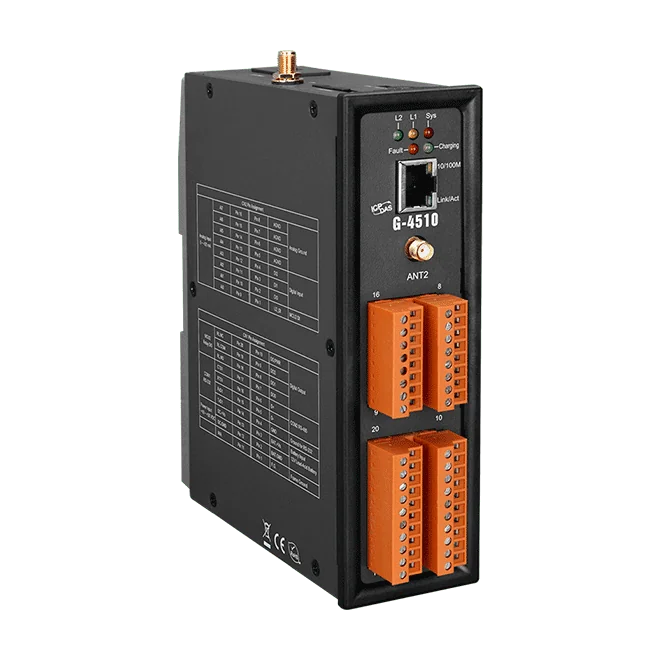 G-4510 Power Saving PAC with Solar Charger, 8 AI, 3 DI, 3 DO, 1 Relay