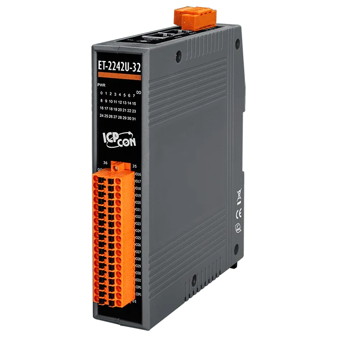 ET-2242U-32 Ethernet I/O Module, 32-ch Digital Output (Sink/Source)