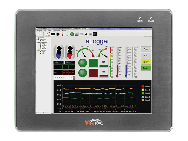 VP-4239-CE7 10.4-inch InduSoft ViewPAC with 3 I/O Slots (WinCE 7.0)