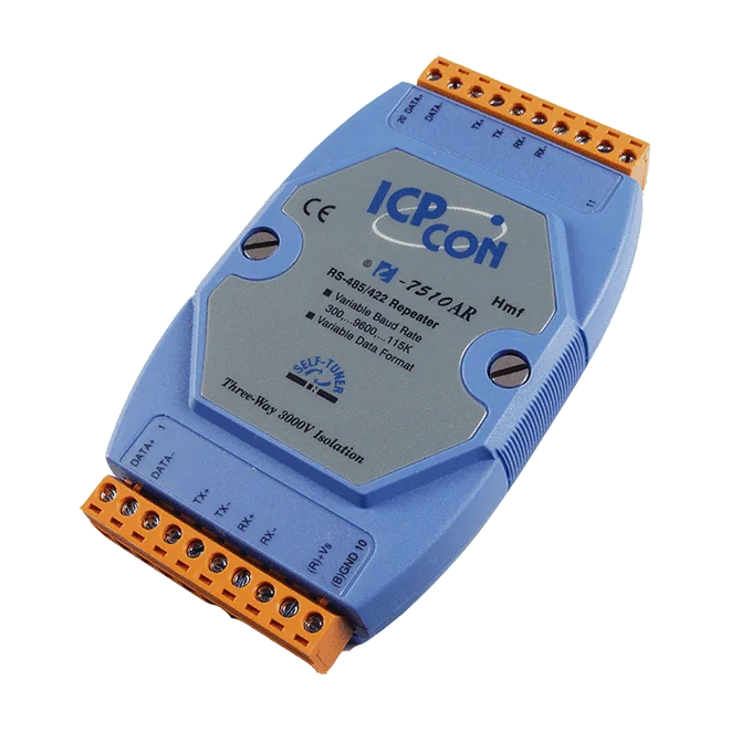 I-7510AR Three-Way Isolated RS-422/485 Repeater/Converter