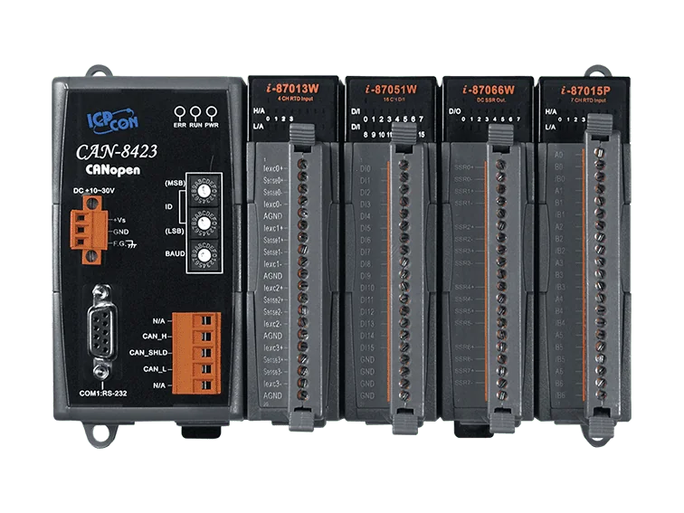 CAN-8423-G CANopen Slave Remote I/O Unit with 4 I/O Slots