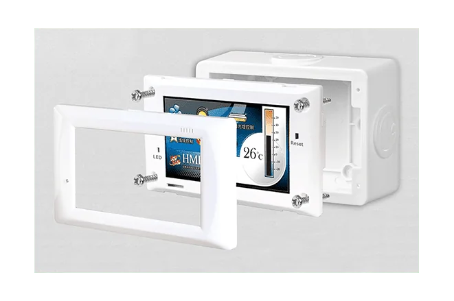 EWB-T43F External Wall Mounting Box for 4.3-inch Unit, Plastic