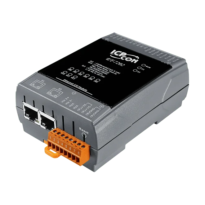 ET-7202 Ethernet I/O Module, 3-ch AI, 6-ch DI, 3-ch Power Relay