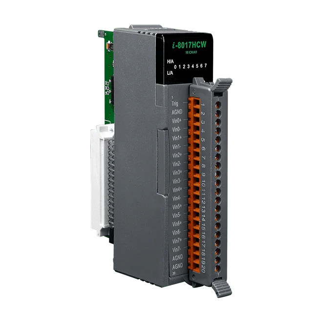 I-8017HCW-G 8/16-ch Analog Input Module, 14-bit, 100 kHz, Voltage/Current Input