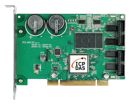 PCI-M512U Universal PCI Board, 512 KB SRAM with 12-ch DI and 16-ch DO
