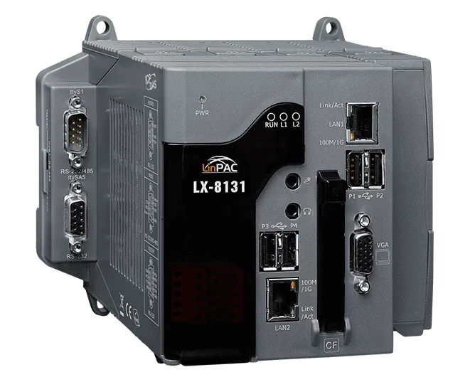 LX-8131 Linux PAC with x86 Dual-Core CPU and 1-Slot I/O Expansion