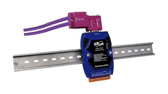 GW-7557-B PROFIBUS to HART Gateway, DP-V0 Slave, 4-Channel HART