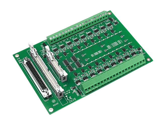 DB-24C/DIN DAQ Daughter Board, 24-ch Open Collector Digital Output