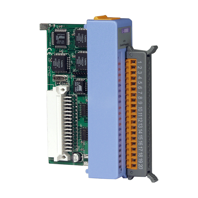 I-8080 Counter/Frequency/Encoder Input Module, 4/8-ch Blue Cover