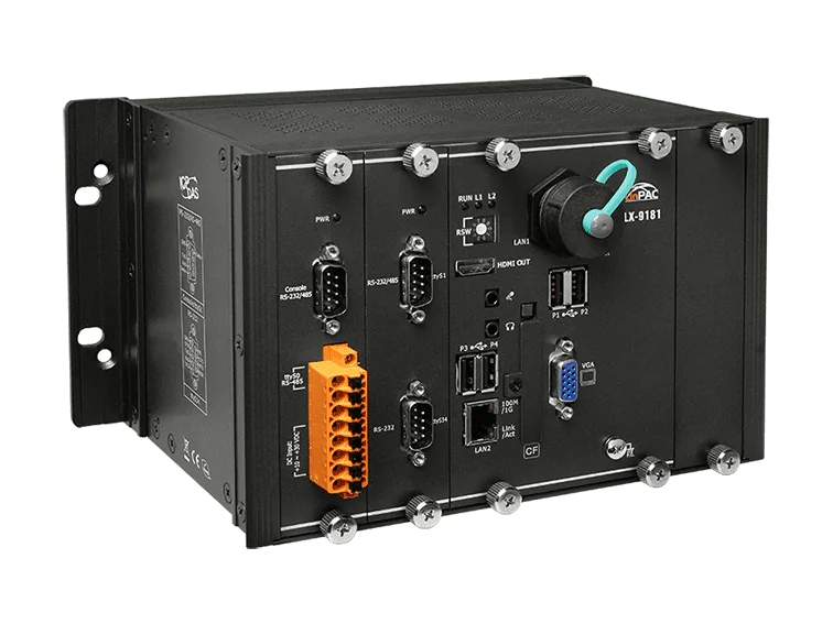 LX-9181 1-Slot Linux PAC with E3845 CPU, Metal Case