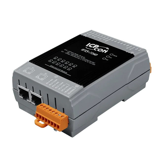 ETS-7260 Ethernet I/O Module, 6-ch DI and 6-ch Power Relay Output