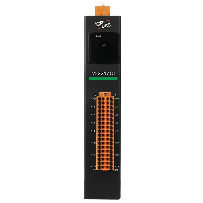 M-2217CI 8-ch Differential Analog Input Module, 3000 VDC Isolation