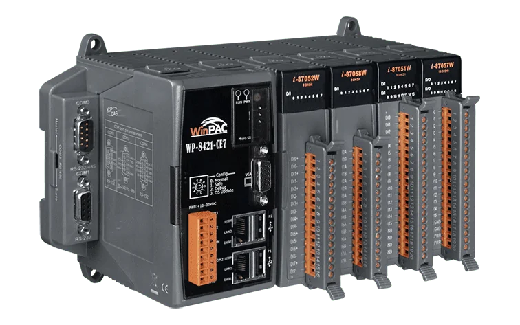 WP-8421-CE7 4-slot Standard PAC, Cortex-A8 1 GHz, WinCE 7.0