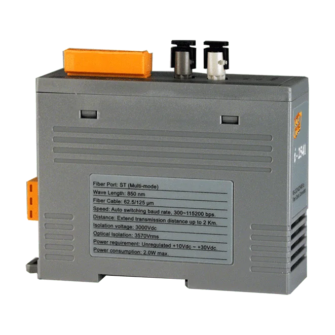 I-2541 RS-232/422/485 to Multi-Mode Fibre Converter, 2 km ST