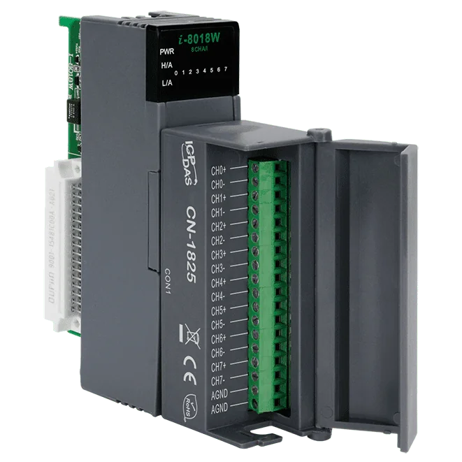 I-8018W-G/S1 8-Channel High Speed Thermocouple Input Module, Includes CN-1825 Daughter Board