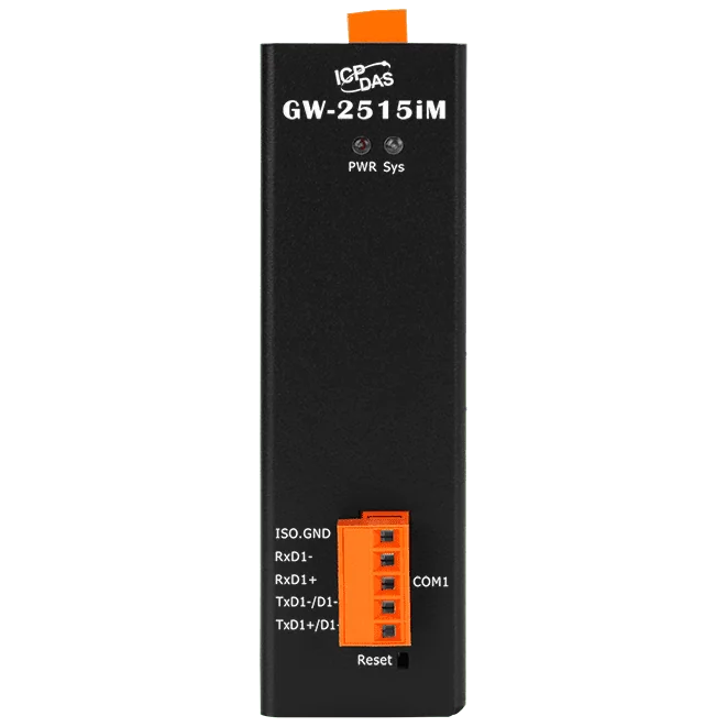 GW-2515iM Modbus TCP to RTU/ASCII Gateway, 2-port Ethernet Switch