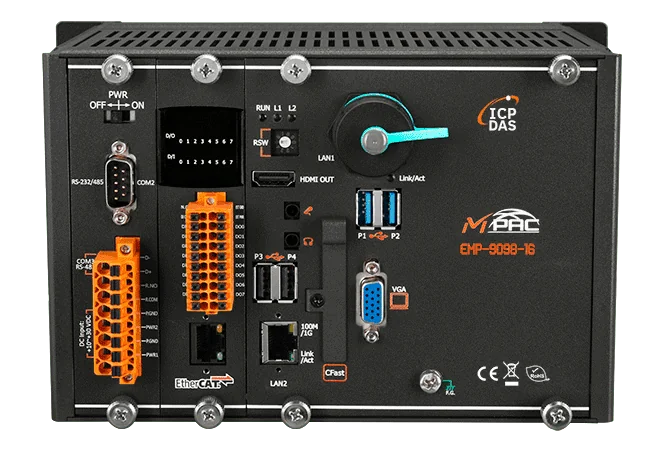 EMP-9098-16 Win-GRAF Motion Controller, 16-Axis EtherCAT, E3950 CPU