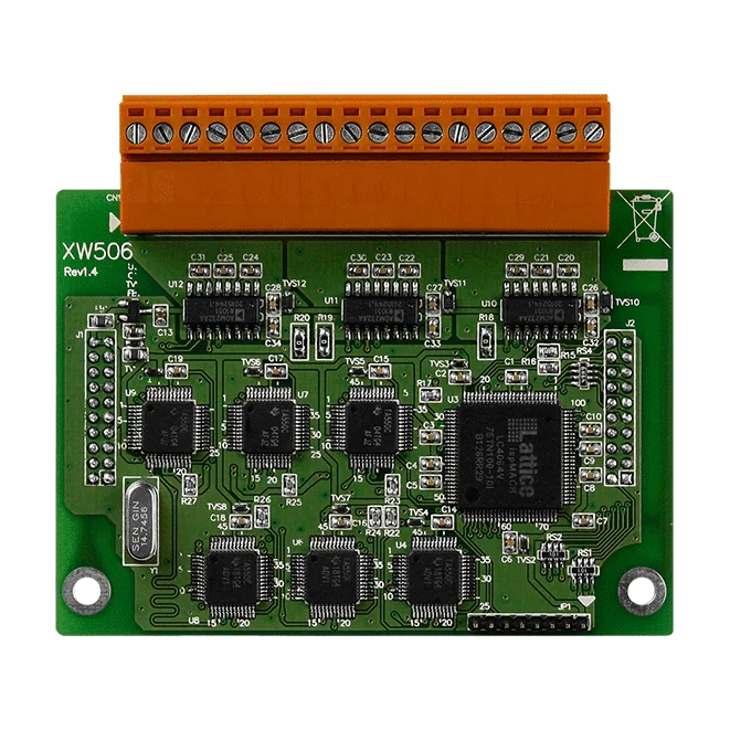 XW506 6-Port Non-Isolated RS-232 XW-Board Expansion Module