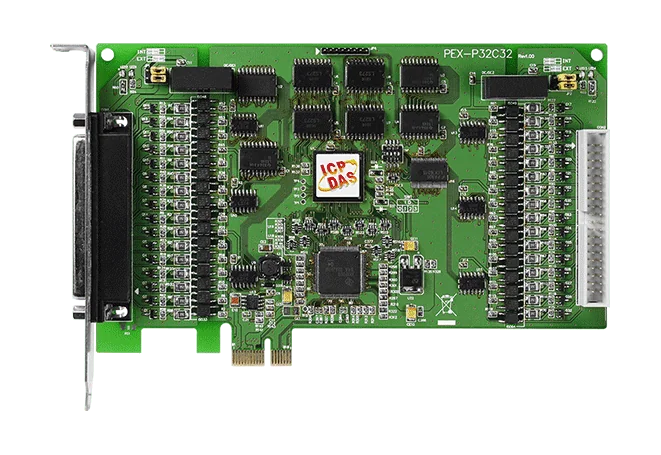 PEX-P32C32 PCI Express Isolated DI/DO Board, 32-ch DI and 32-ch NPN DO