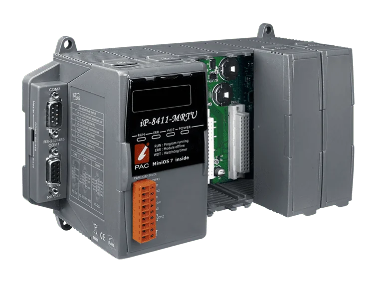 iP-8411-MRTU 4-Slot Modbus RTU I/O Expansion Unit for I-8K and I-87K Modules
