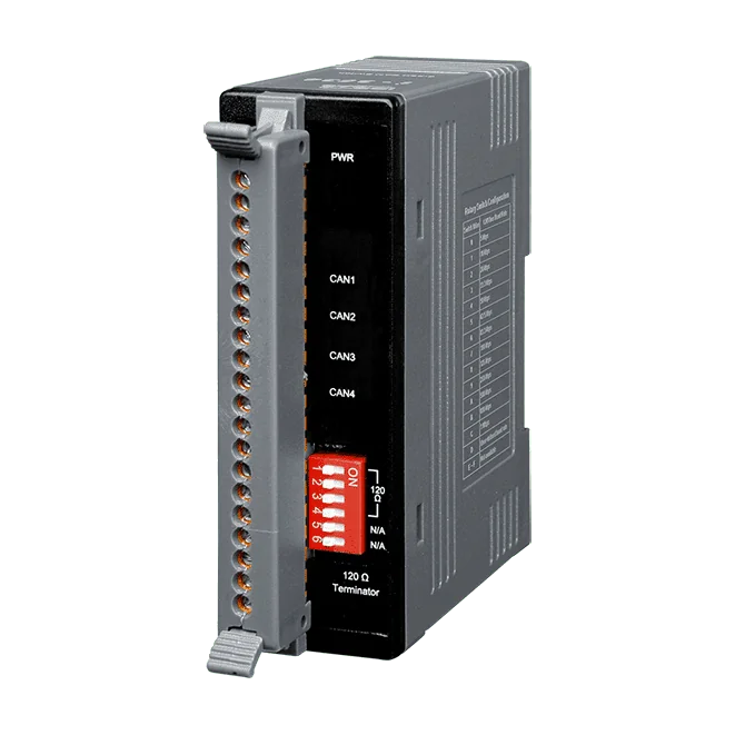 I-2534 4-Port CAN Bus Switch, Plastic Case, DIN-Rail